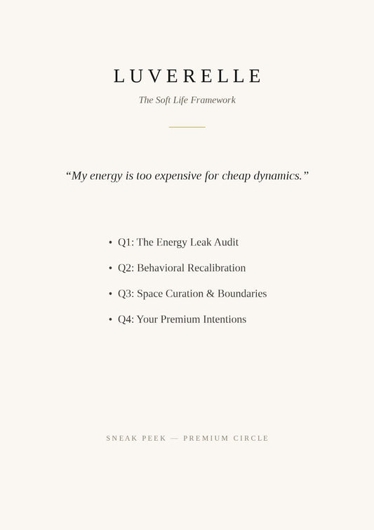 Luverelle Weekly Alignment Audit
